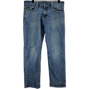 Lucky Brand 221 Straight Mens Blue Denim Jeans Size 34x30
